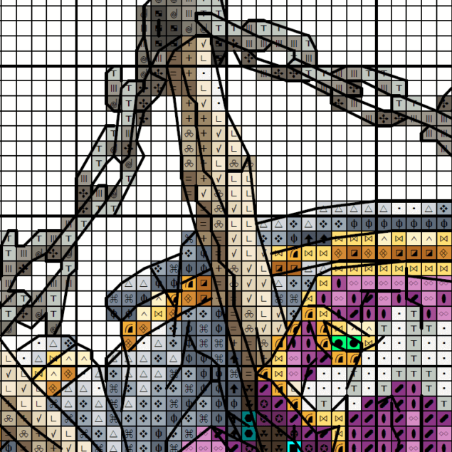 Banner of the Horde Cross stitch charts Banner of the Horde Cross stitch charts