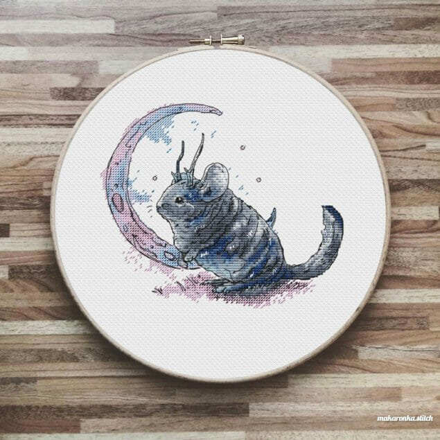 Moon Chinchilla, Fantasy Animal, Mythical