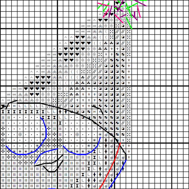 Schoolboy - Cross stitch charts Schoolboy - Cross stitch charts