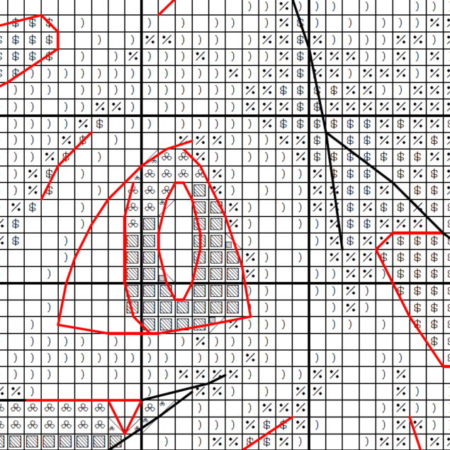 Bulbasaur Pokemon - Cross stitch charts Bulbasaur Pokemon - Cross stitch charts