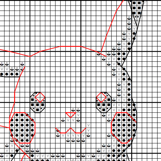 Pikachu Pokemon - Cross stitch charts Pikachu Pokemon - Cross stitch charts
