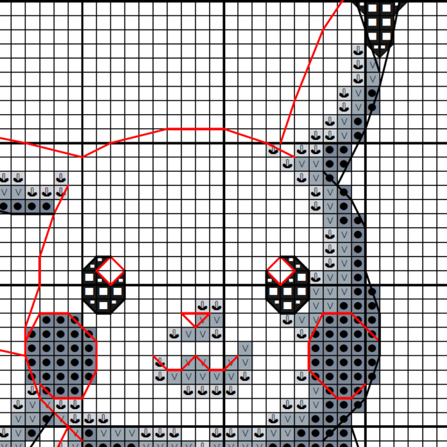 Pikachu Pokemon - Cross stitch charts Pikachu Pokemon - Cross stitch charts