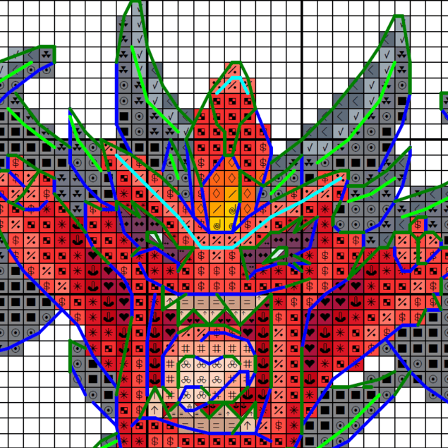 Diablo, Little Evil - Cross stitch charts Diablo, Little Evil - Cross stitch charts