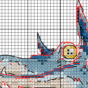 Sea Wolf, mermaid, sea creatures - Cross stitch charts