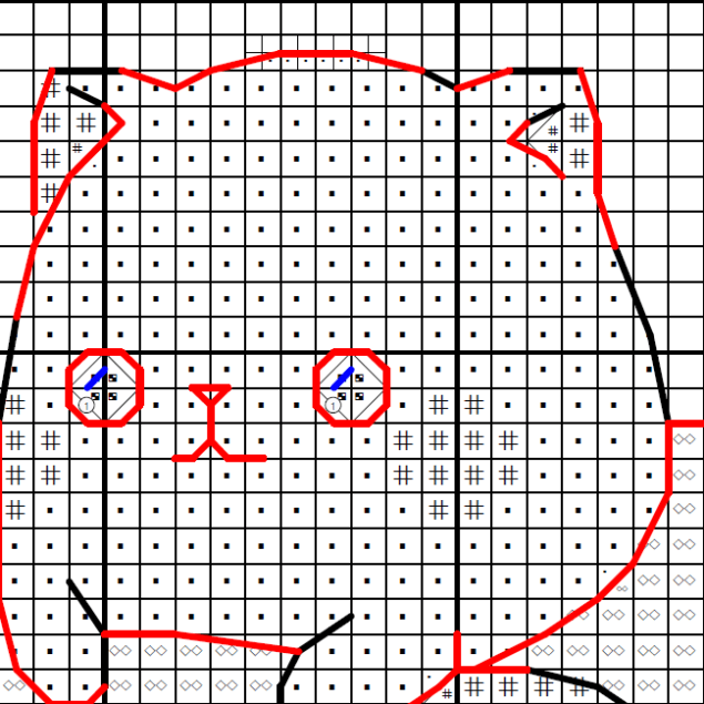 Baby Bananya Cat - Cross stitch charts Baby Bananya Cat - Cross stitch charts