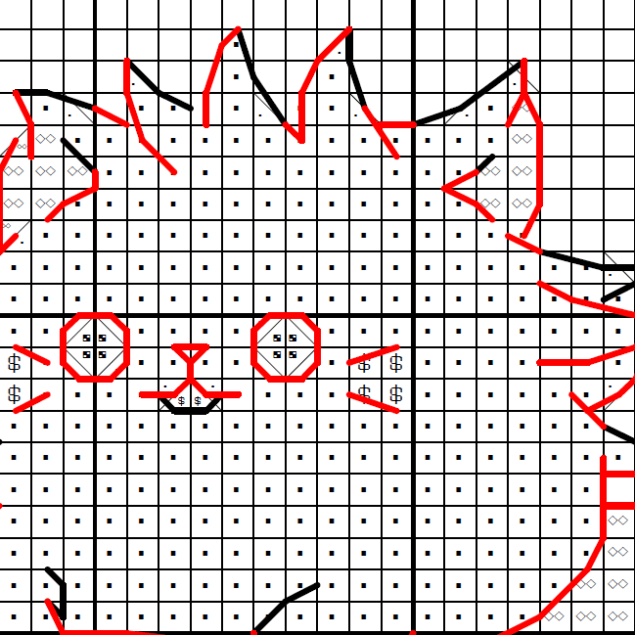 Kenaga bananya Cat - Cross stitch charts Kenaga bananya Cat - Cross stitch charts