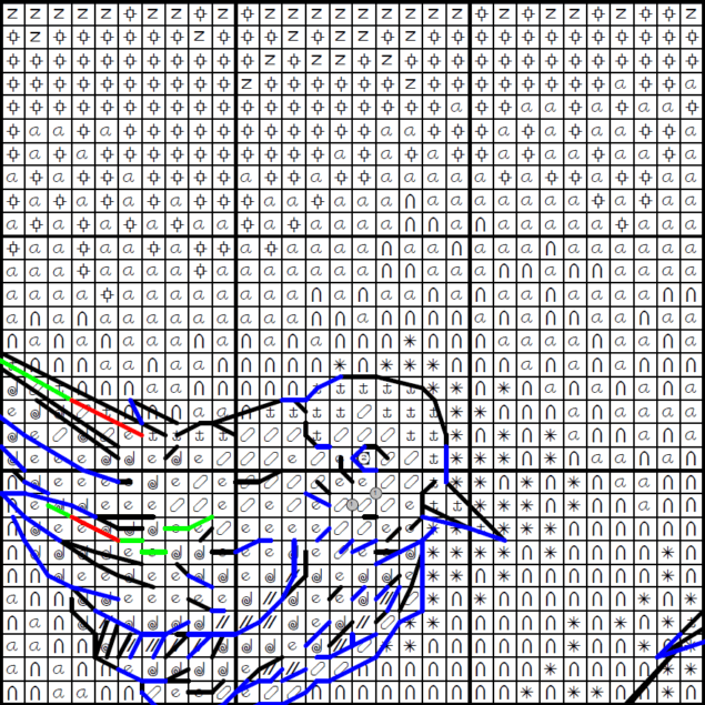 Journey to the Center of the Earth Full Cross - Cross stitch charts Journey to the Center of the Earth Full Cross - Cross stitch charts