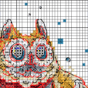Owl Gryphon with scarf - Cross stitch charts