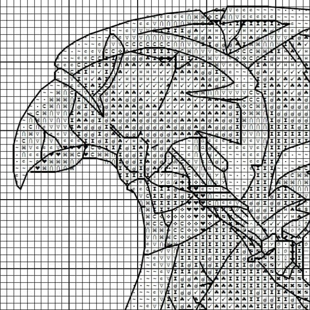 Forsaken Crest - Cross stitch charts Forsaken Crest - Cross stitch charts