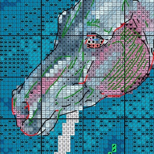 Akhal-Teke horse - Cross stitch charts Akhal-Teke horse - Cross stitch charts