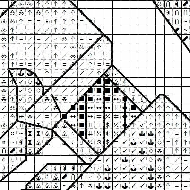 Gnome Crest - Cross stitch charts Gnome Crest - Cross stitch charts