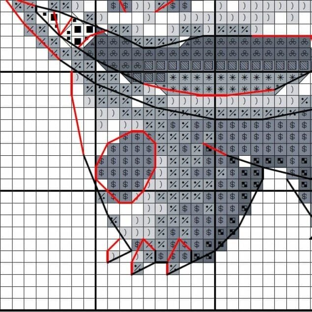 Bulbasaur Pokemon - Cross stitch charts Bulbasaur Pokemon - Cross stitch charts