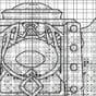 Dwarf Crest - Cross stitch charts