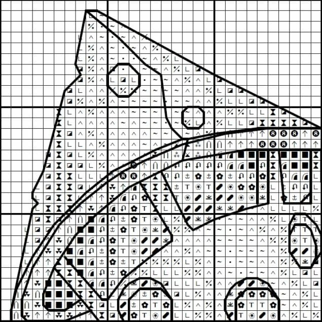 Goblin Crest - Cross stitch charts Goblin Crest - Cross stitch charts