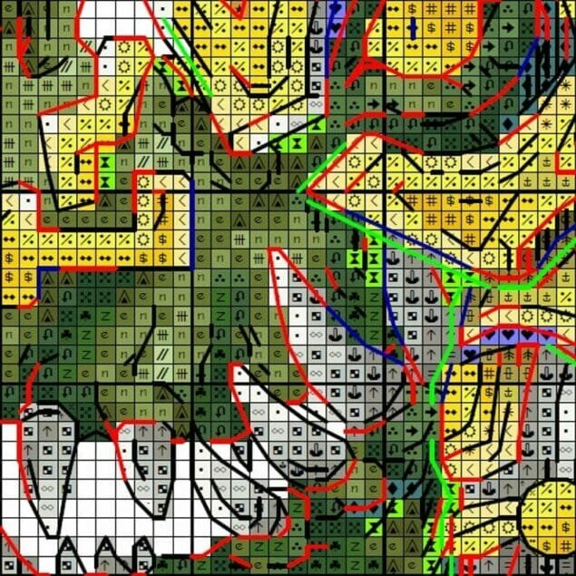 Rezan the King Loa, Dinosaur - Cross stitch charts Rezan the King Loa, Dinosaur - Cross stitch charts